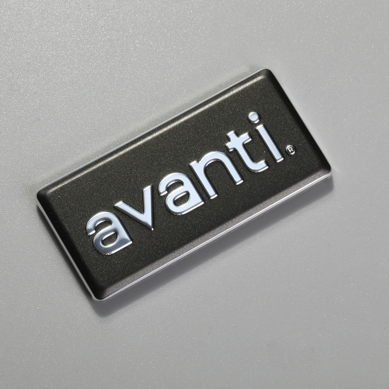 Anodiserad aluminium namnskylt Utskrift av aluminiumetiketter