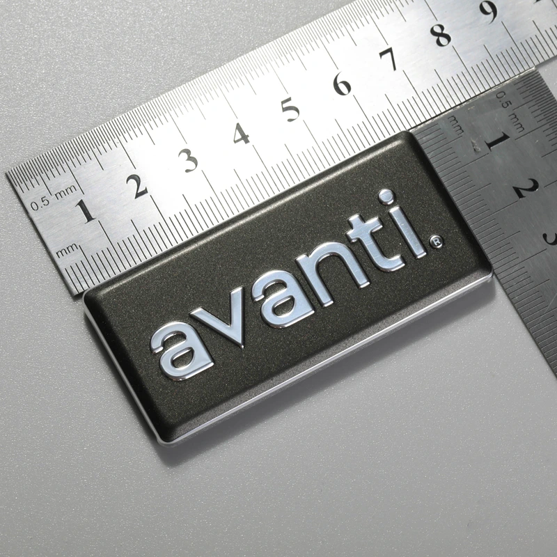 Anodiserad aluminium namnskylt Utskrift av aluminiumetiketter