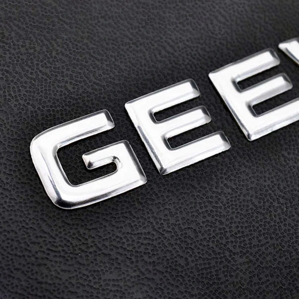 Förhöjd effekt 3D Soft Label 3D Curved Dome Soft Motorcycle Badge