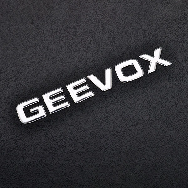 Förhöjd effekt 3D Soft Label 3D Curved Dome Soft Motorcycle Badge